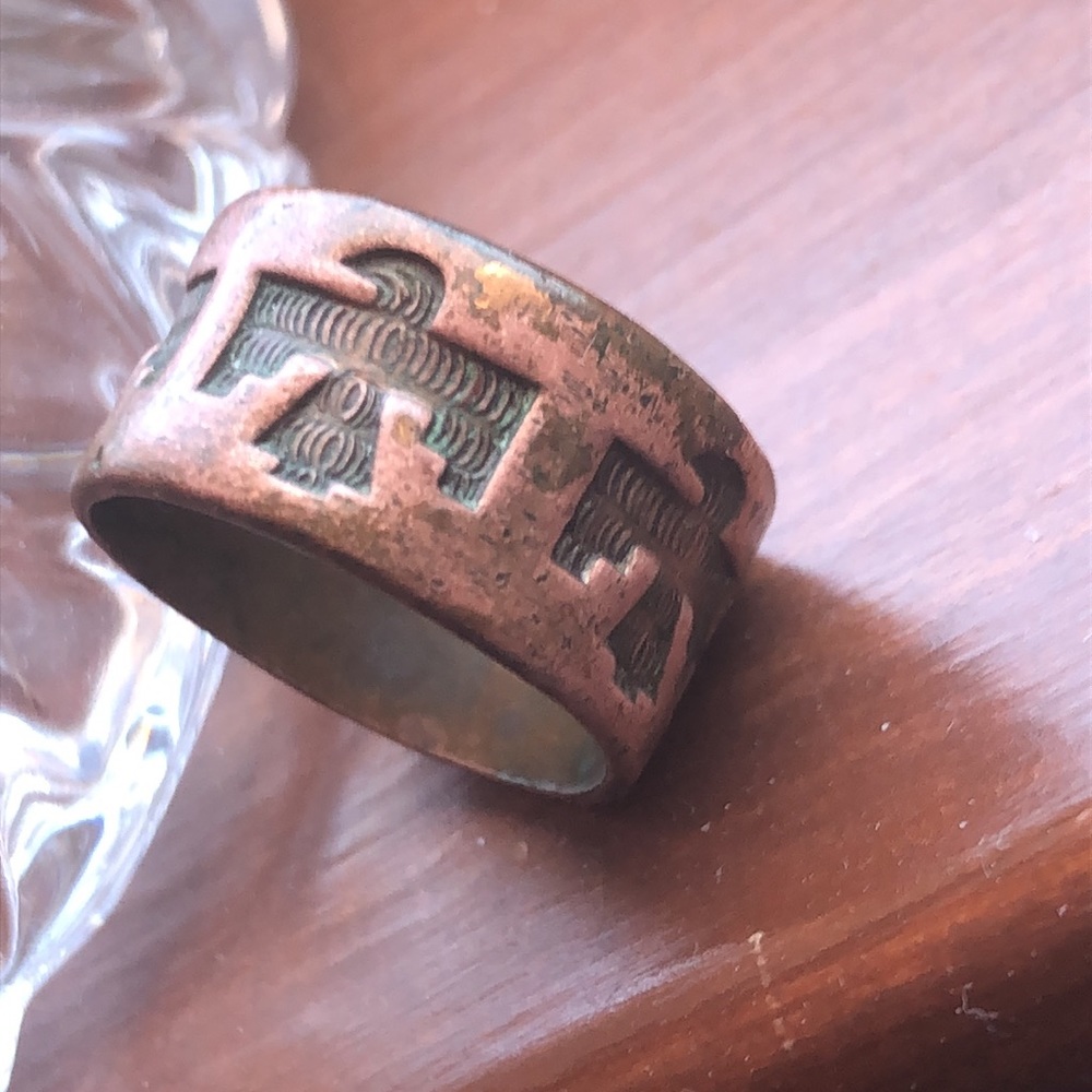 Copper Thunderbird Ring - image 1